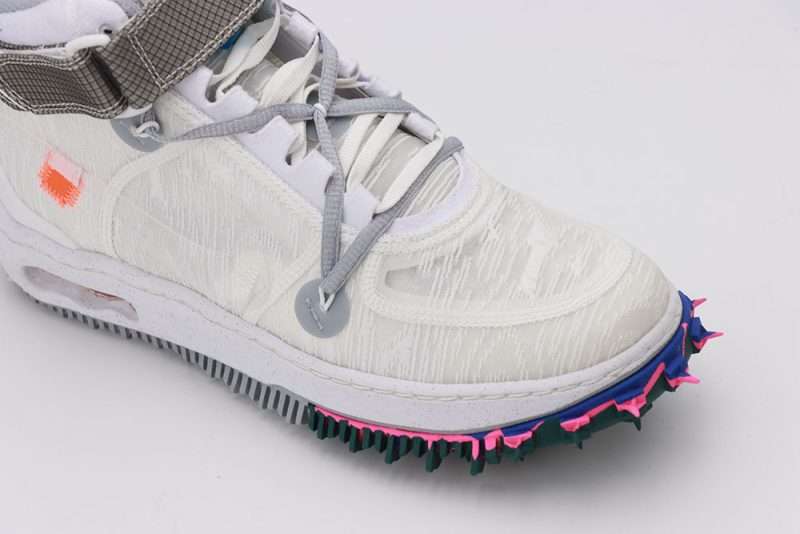 YESKICKS Off-White X Nike Air Force 1 Mid White Quality Replica DO6290-100 - Image 5