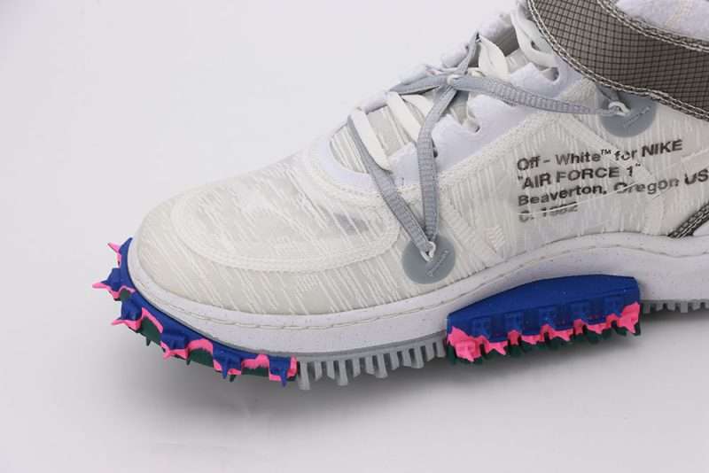 YESKICKS Off-White X Nike Air Force 1 Mid White Quality Replica DO6290-100 - Image 6