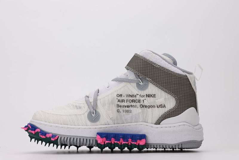 YESKICKS Off-White X Nike Air Force 1 Mid White Quality Replica DO6290-100 - Image 4