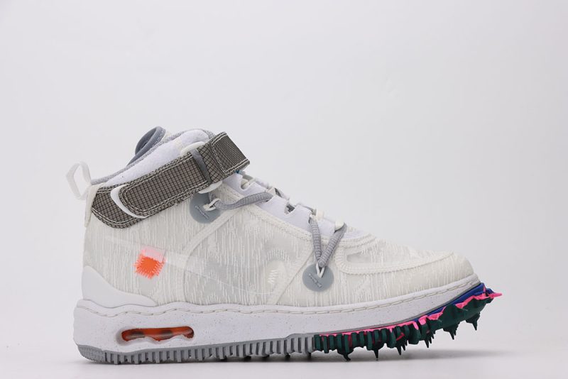 YESKICKS Off-White X Nike Air Force 1 Mid White Quality Replica DO6290-100 - Image 2