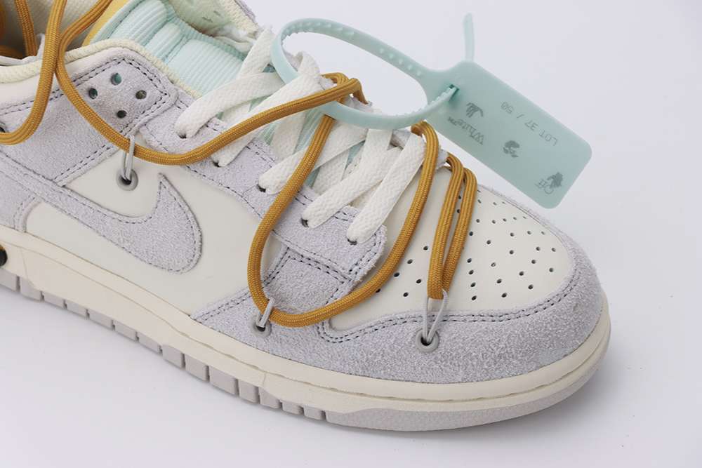 OFF-WHITE X DUNK LOW ‘LOT 37 OF 50’Replica DJ0950-105 - Image 5