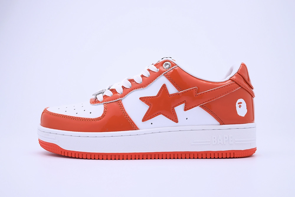 YESKICKS A BATHING APE BAPE STA LOW ORANGE Quality Replica - Image 2
