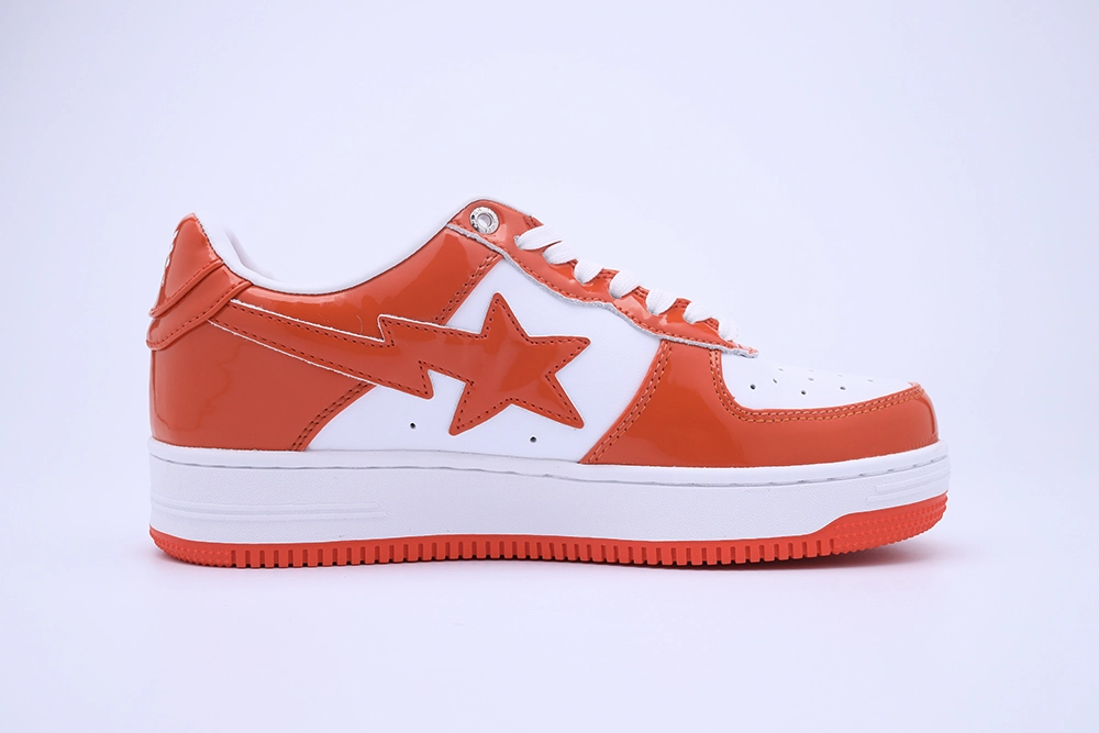 YESKICKS A BATHING APE BAPE STA LOW ORANGE Quality Replica - Image 4