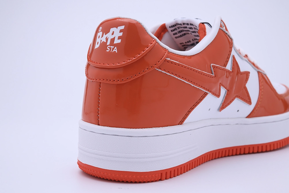 YESKICKS A BATHING APE BAPE STA LOW ORANGE Quality Replica - Image 6