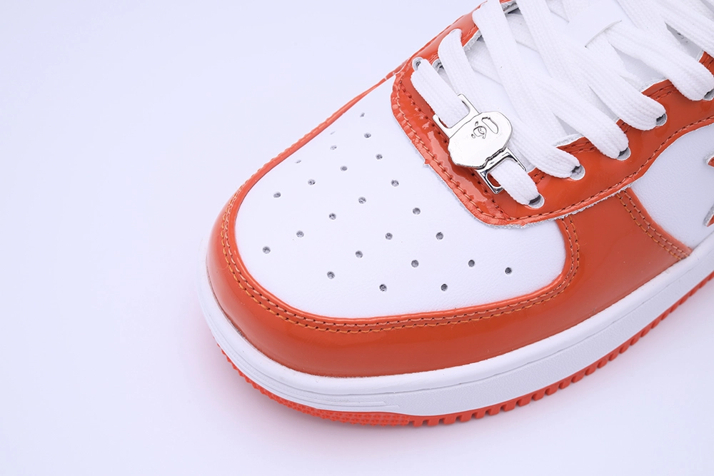 YESKICKS A BATHING APE BAPE STA LOW ORANGE Quality Replica - Image 7