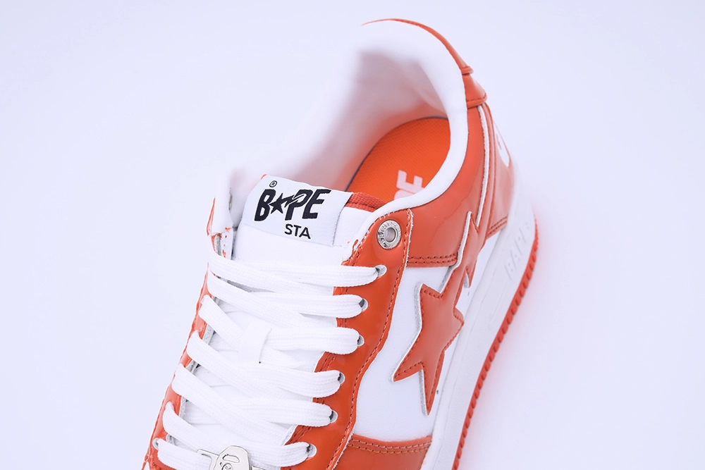 YESKICKS A BATHING APE BAPE STA LOW ORANGE Quality Replica - Image 8
