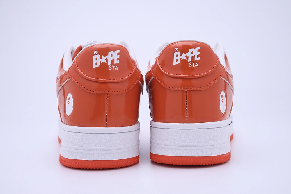 YESKICKS A BATHING APE BAPE STA LOW ORANGE Quality Replica - Image 9