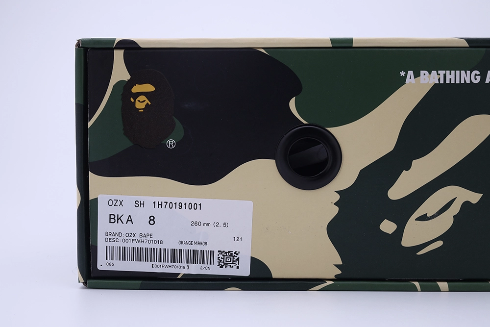 YESKICKS A BATHING APE BAPE STA LOW ORANGE Quality Replica - Image 10