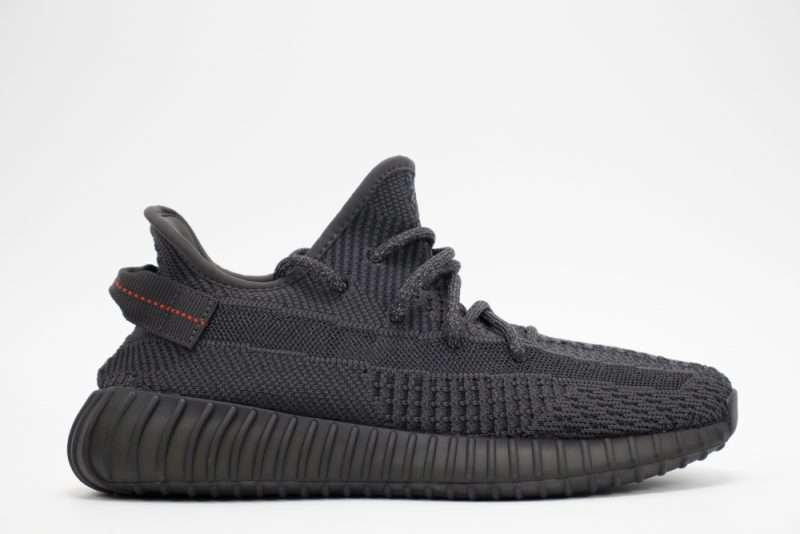 YESKICKS Adidas Yeezy Boost 350 V2 Black (Non-Reflective) Replica FU9006