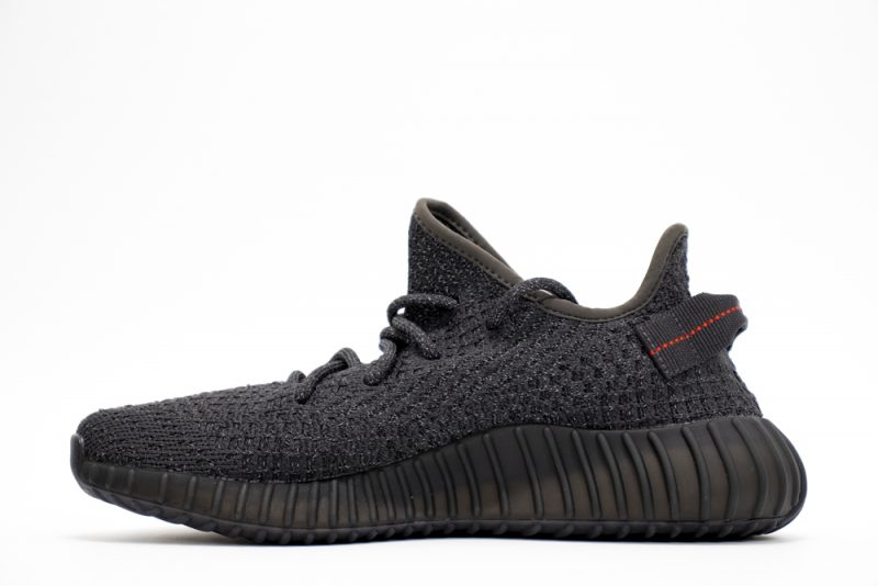 YESKICKS Adidas Yeezy Boost 350 V2 Static Black (Reflective) Replica FU9007 - Image 3