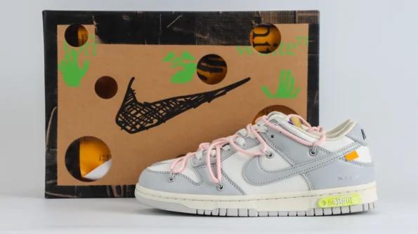 Off-White x Dunk Low ‘Lot 24 of 50’ Reps DM1602-119 - Image 2
